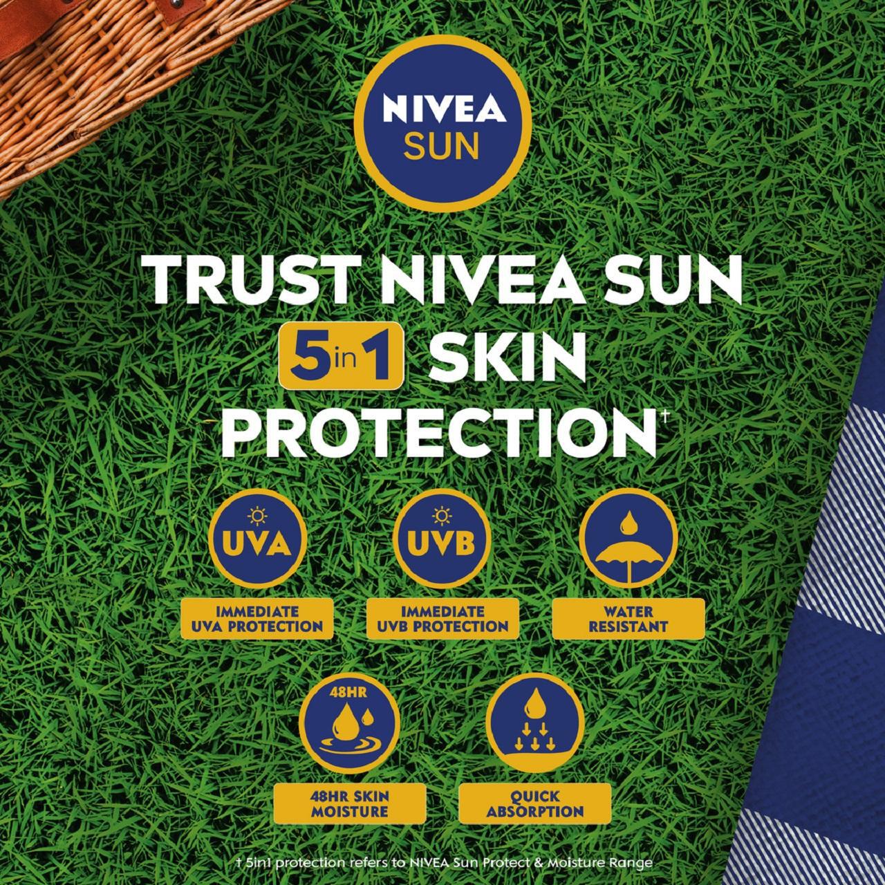NIVEA SUN Protect & Moisture SPF50+ Sun Cream Lotion 200ml