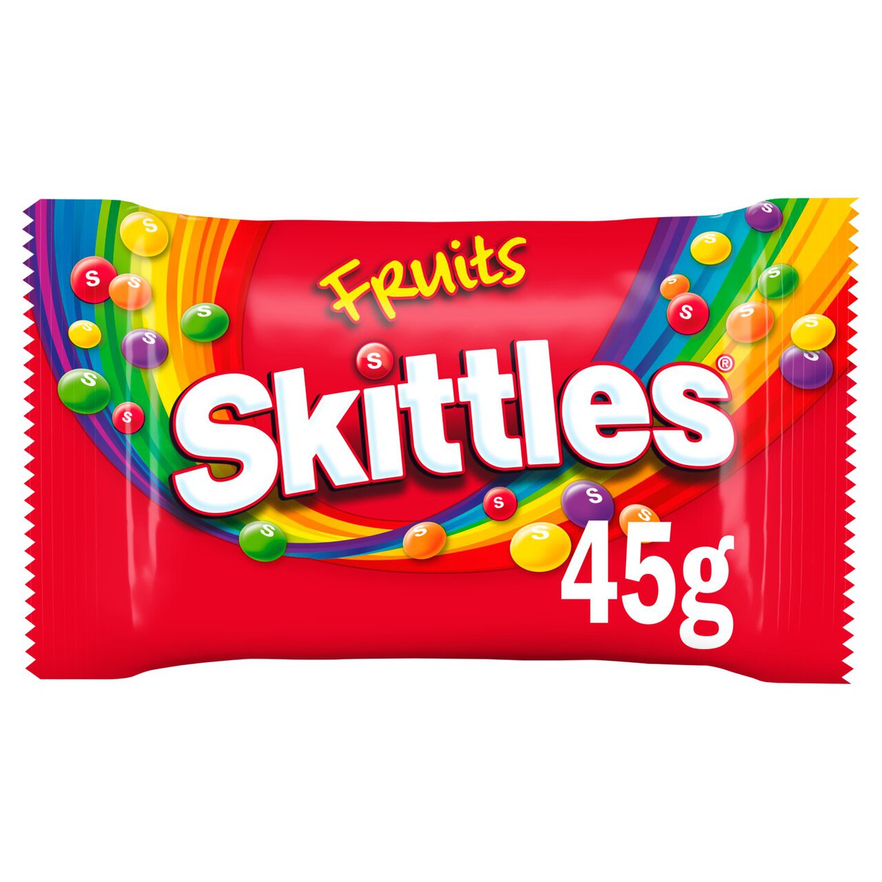 Skittles Vegan Chewy Sweets Fruit Flavoured  Bag 45g 45g