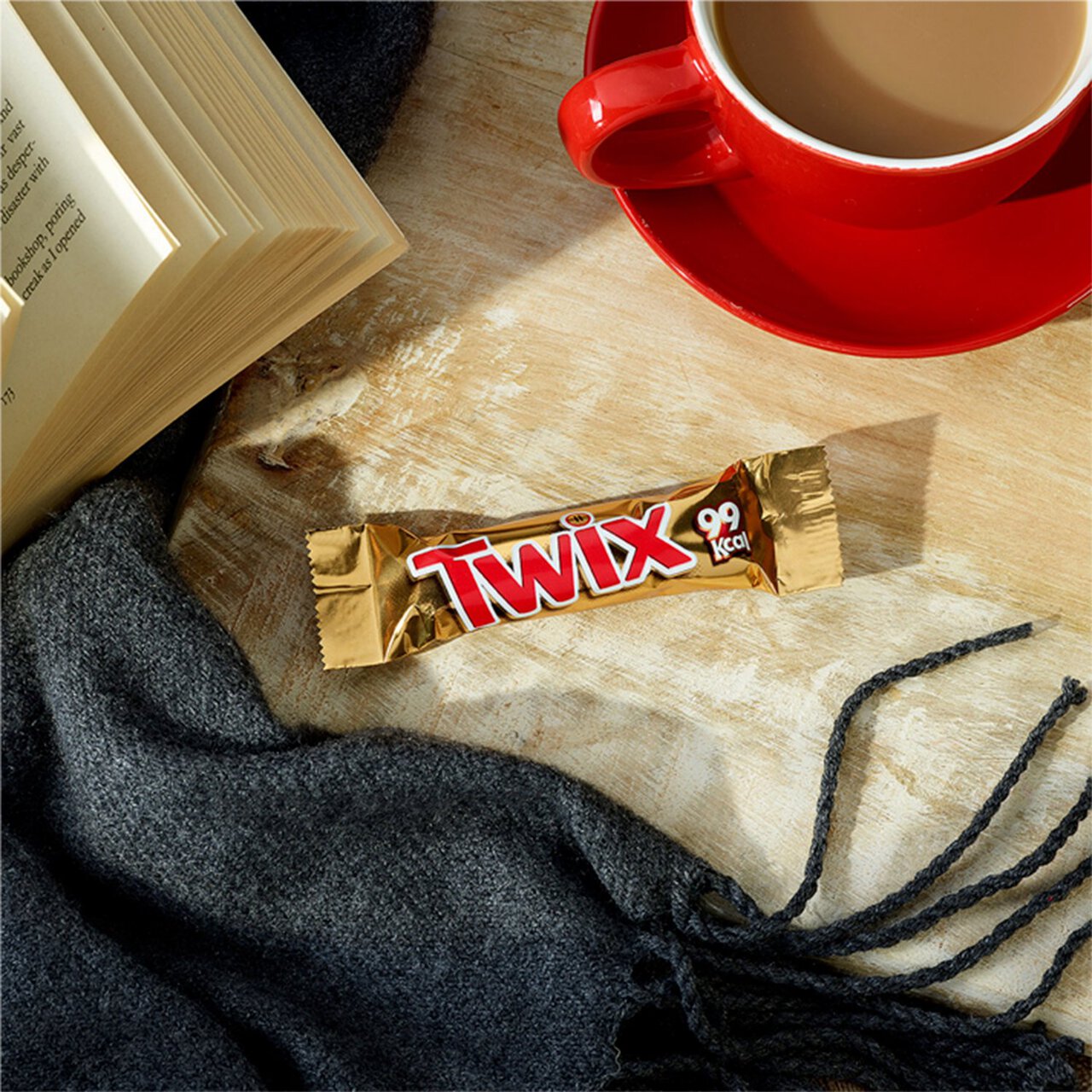 Twix 99Kcal Caramel, Biscuit & Milk Chocolate Fingers Snack Bars Multipack 10 x 20g