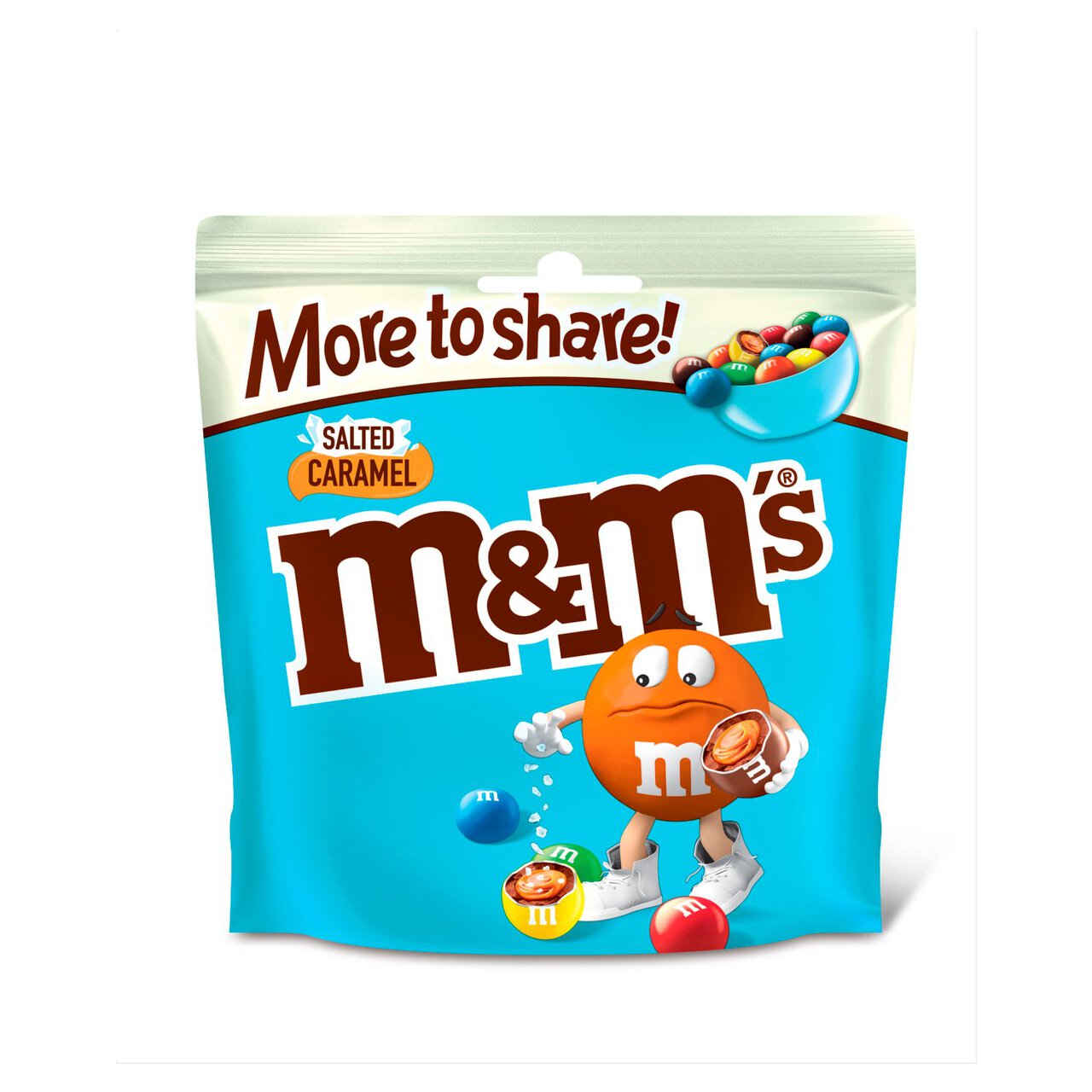 M&M's Salted Caramel Milk Chocolate Large Sharing Bag 213g