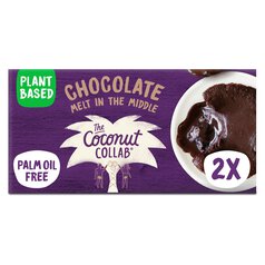 The Coconut Collaborative Chocolate Melt In The Middle Puddings 2 x 90g