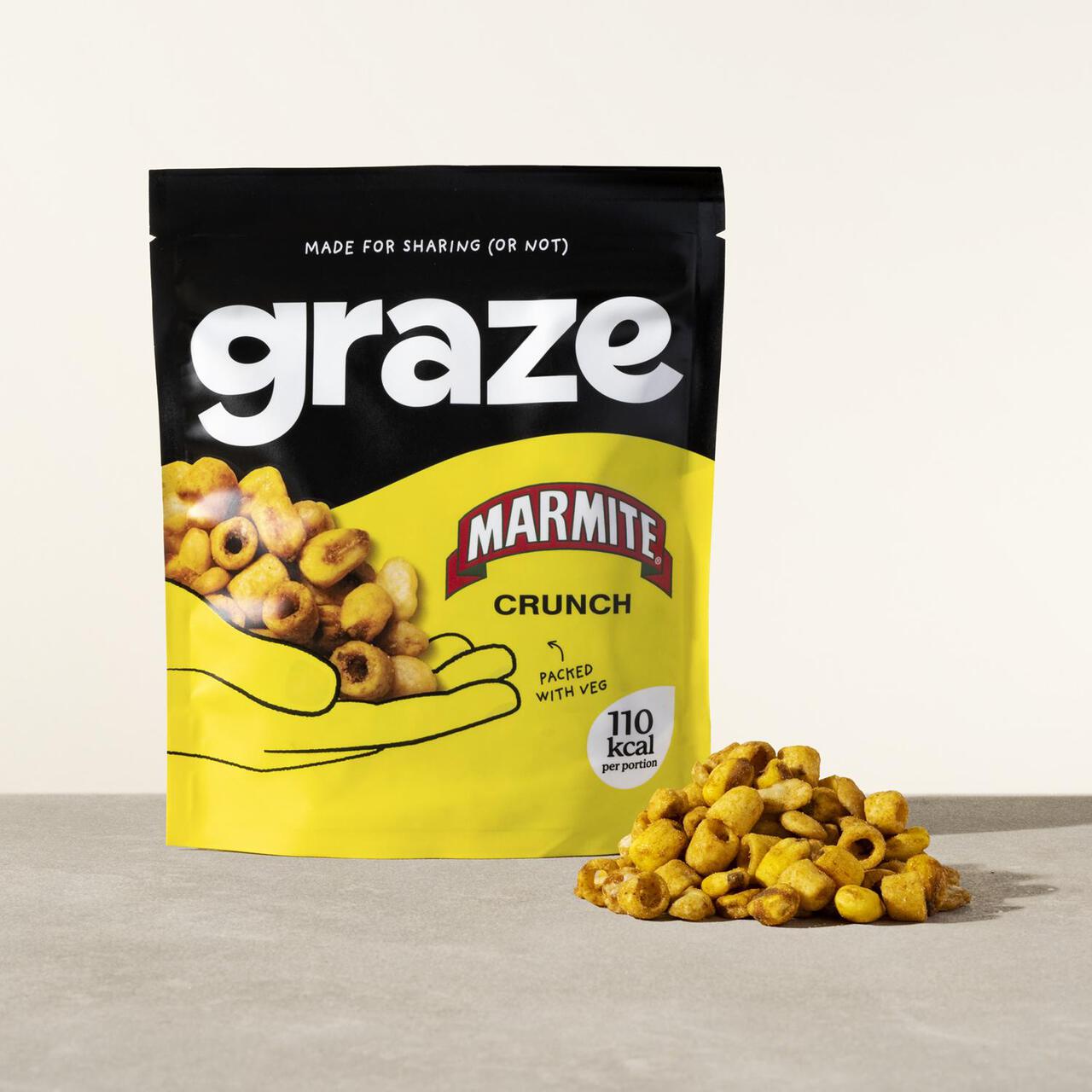 Graze Marmite Mixed Vegan Sharing Snacks 100g