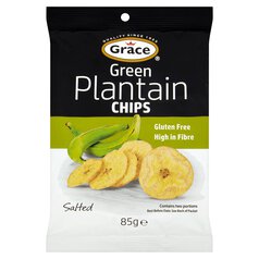 Grace Green Salted Plantain Chips 85g