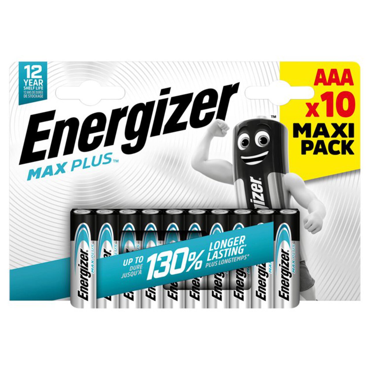 Energizer Max Plus AAA 10 per pack