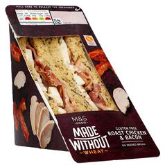 M&S Made Without Roast Chicken & Bacon Sandwich 204g