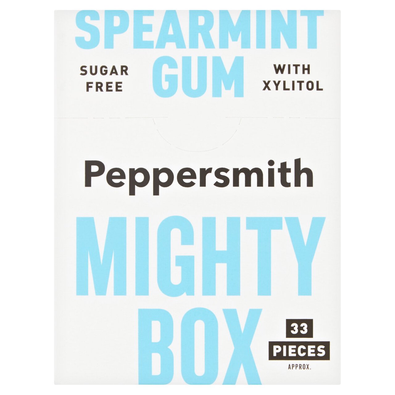 Peppersmith 100% Xylitol Mighty Box Spearmint Gum 50g