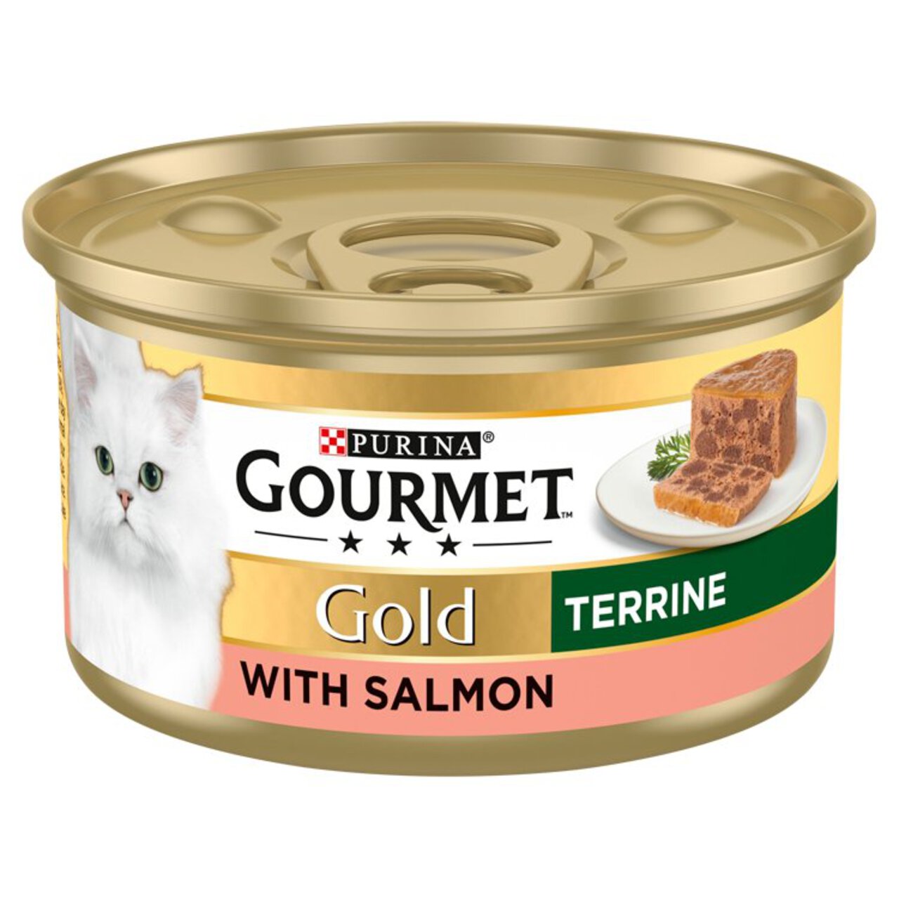 Gourmet Gold Tinned Cat Food Terrine with Salmon 85g