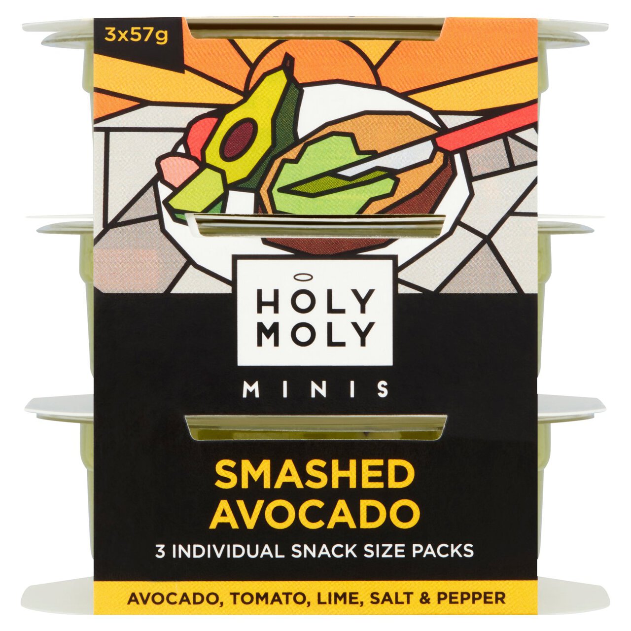 Holy Moly Minis - Smashed Avocado 3 x 57g