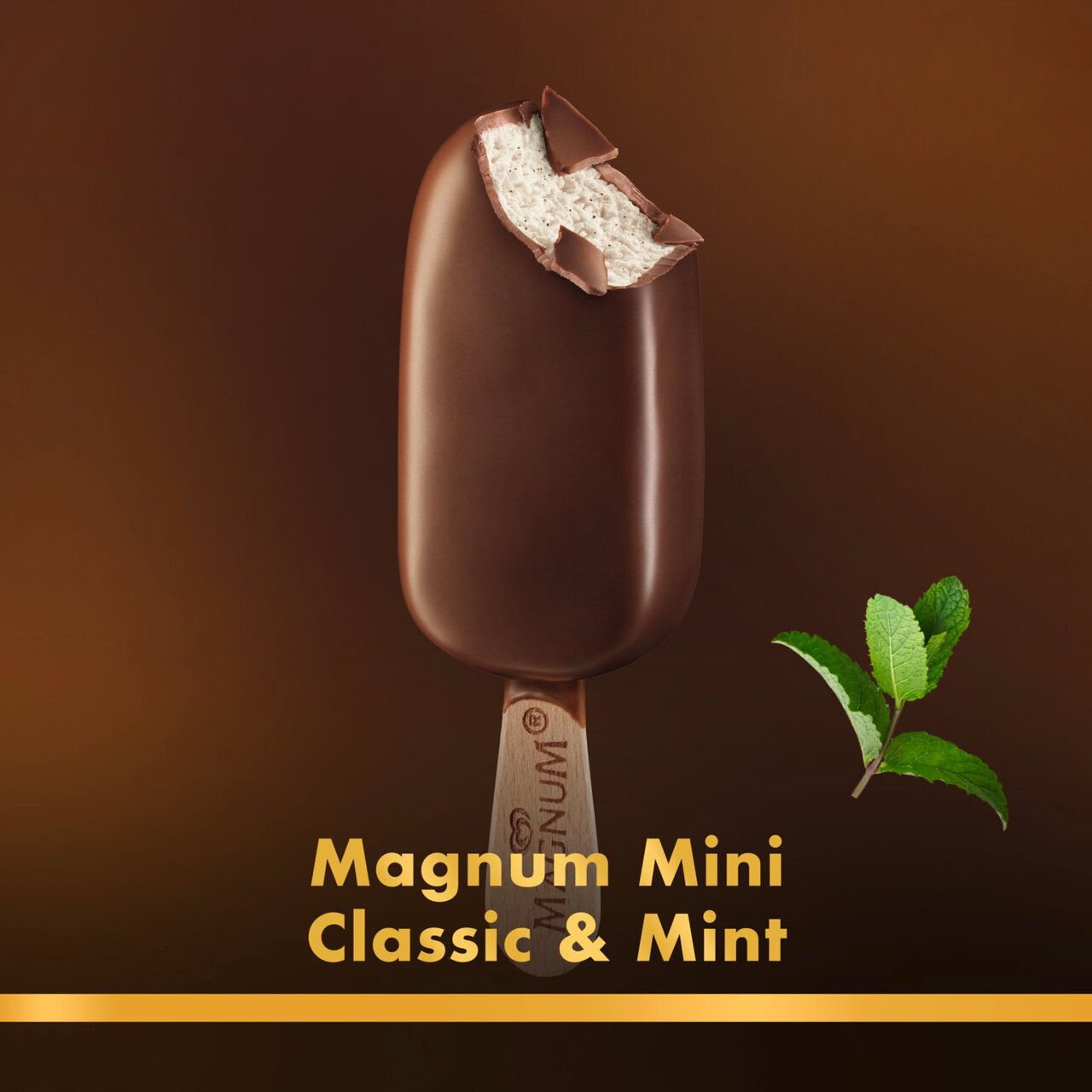 Magnum Mini Classic & Mint Ice Cream Lollies 6 x 55ml