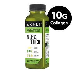 EXALT Nip & Tuck Cold-Pressed Green Juice with Collagen 330ml
