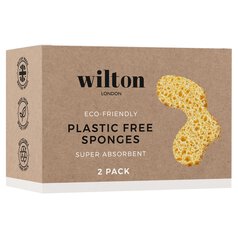Wilton London Eco Plastic Free Sponge Twin Pack 2 per pack