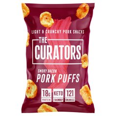 The Curators Smoky Bacon Pork Puffs 25g