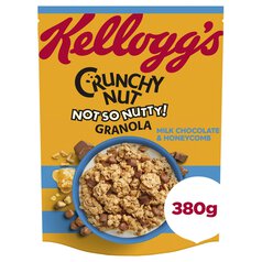 Kellogg's Crunchy Nut Not So Nutty Milk Chocolate & Honeycomb Granola 380g