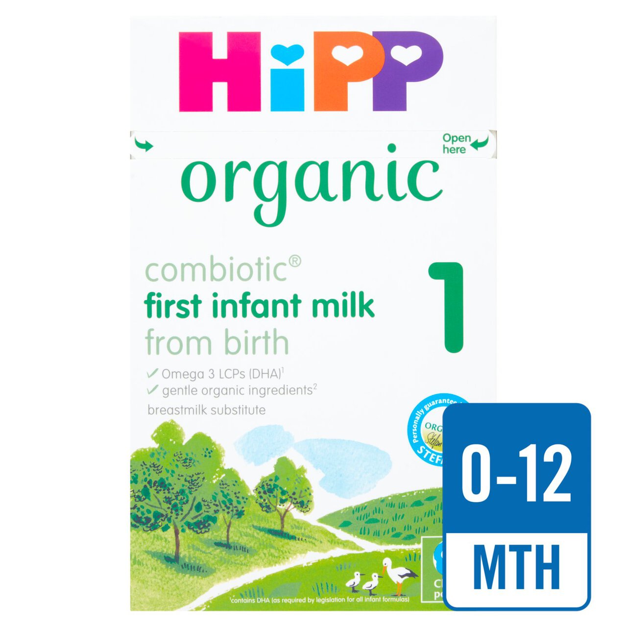 HiPP Organic 1 First Infant Baby Milk Powder Formula From Birth 800g