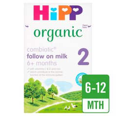 HiPP Organic 2 Follow on Milk Powder, 6 mths+ 800g