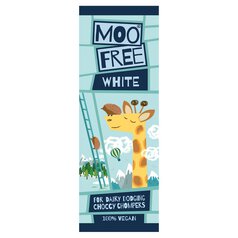 Moo Free Dairy Free Vegan White Chocolate Mini Bar 20g