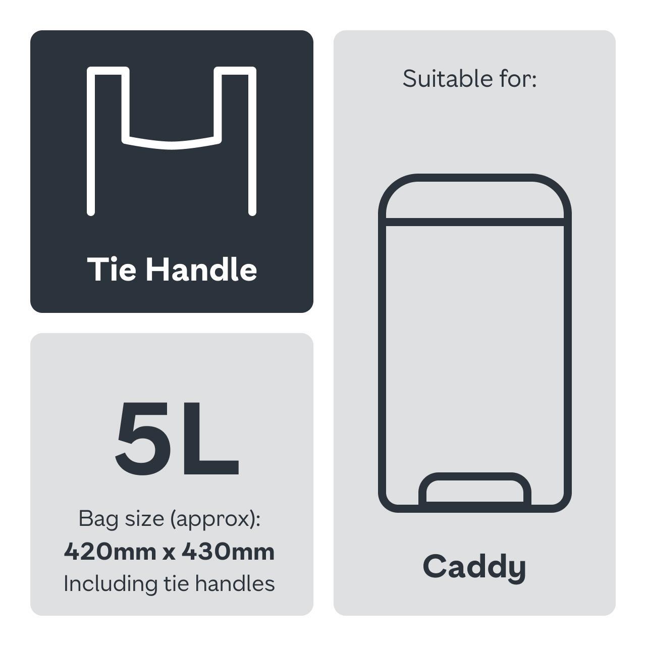 Ocado Compostable Caddy Liners 5L 20 per pack