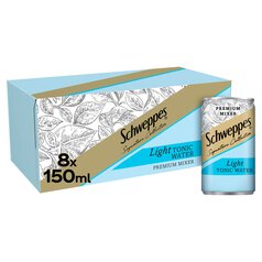 Schweppes Signature Collection Light Tonic 8 x 150ml