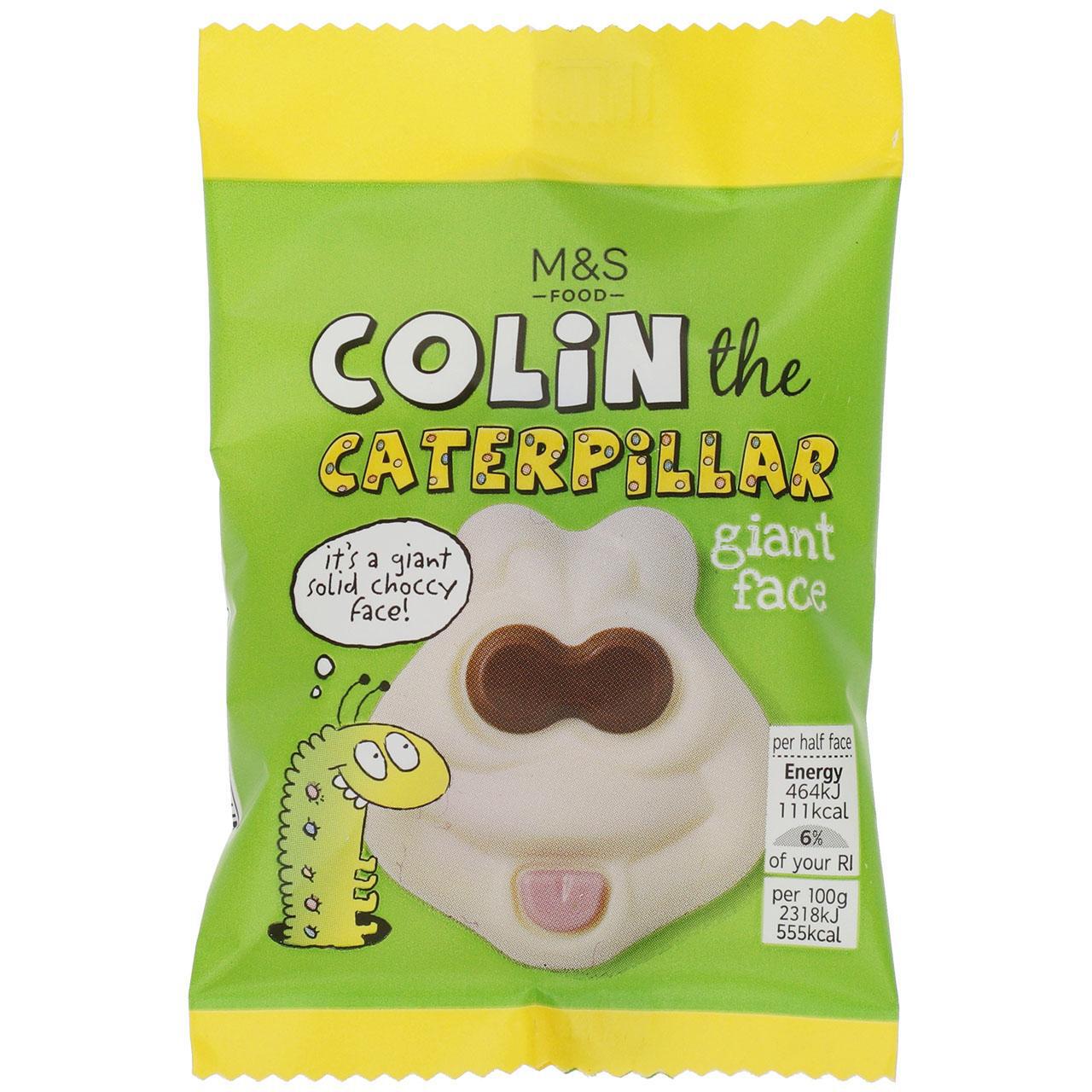 M&S Colin the Caterpillar Giant Chocolate Face 40g