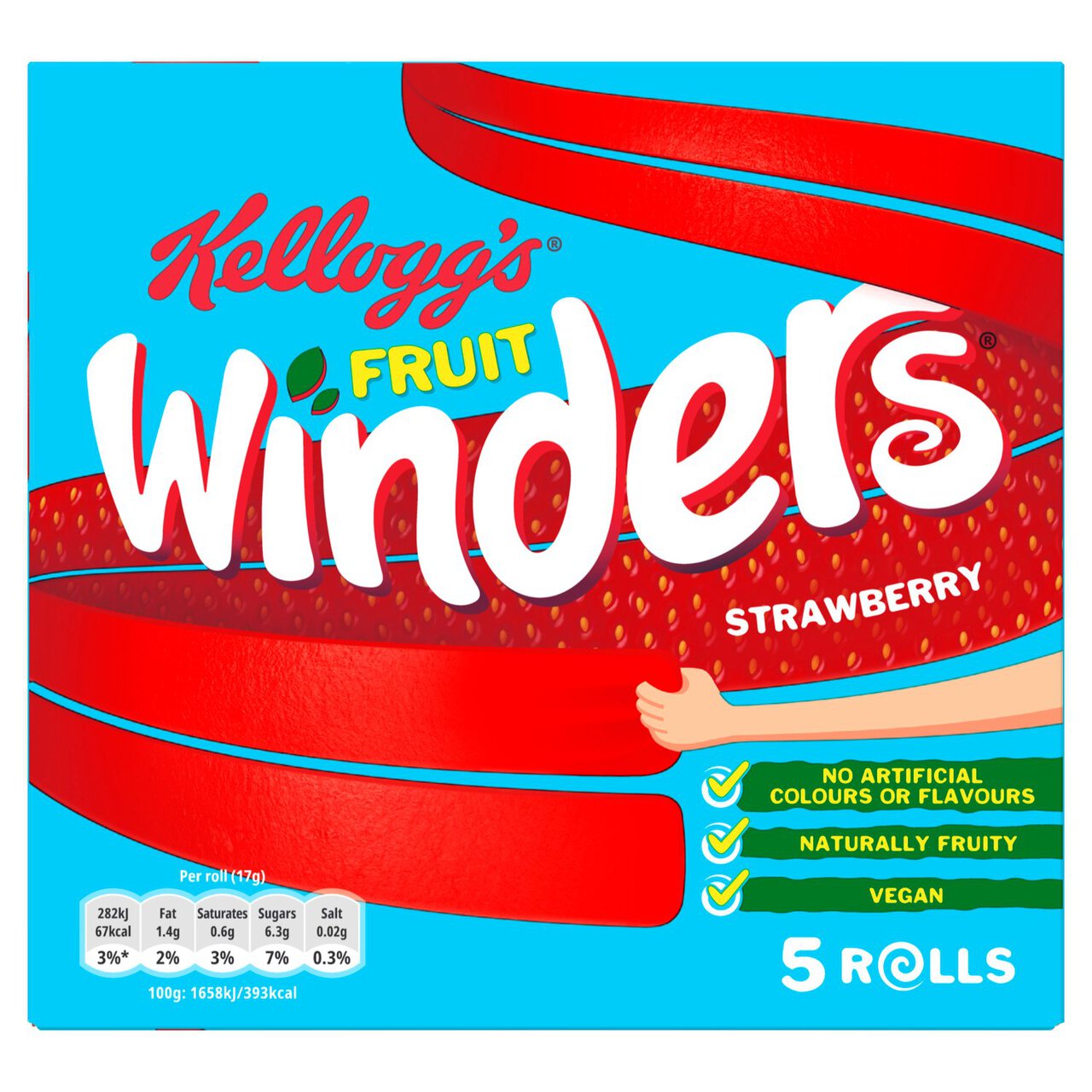 Kellogg's Winders Strawberry 5 x 17g