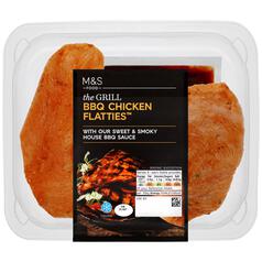 M&S BBQ Chicken Flatties with BBQ Sauce 352g