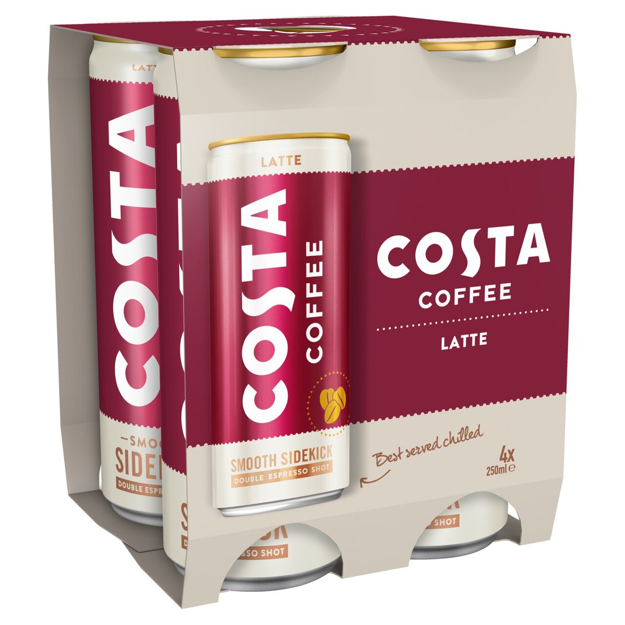 Costa Latte 4 x 250ml