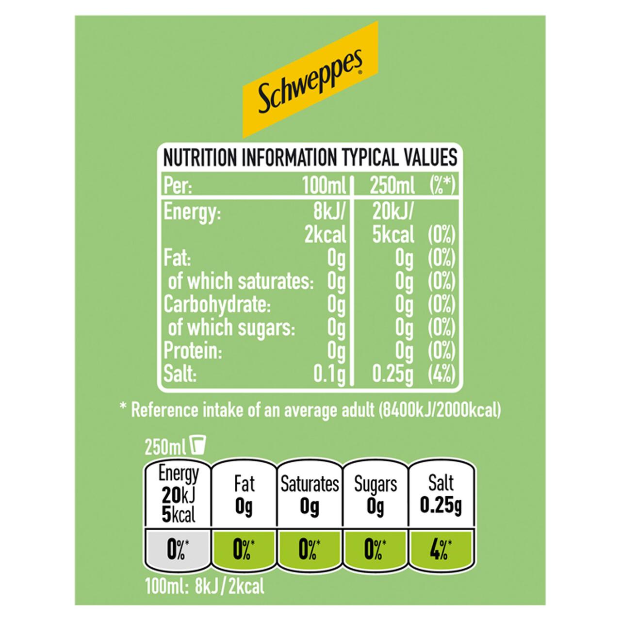 Schweppes Slimline Elderflower Tonic Water 1l Zoom