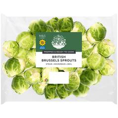 M&S Prepped Brussels Sprouts 200g