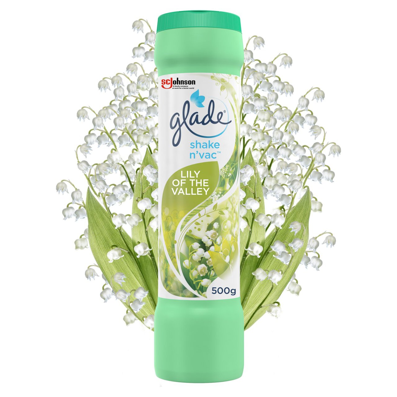 Glade Shake 'n Vac Carpet Freshener Lily of the Valley 500g
