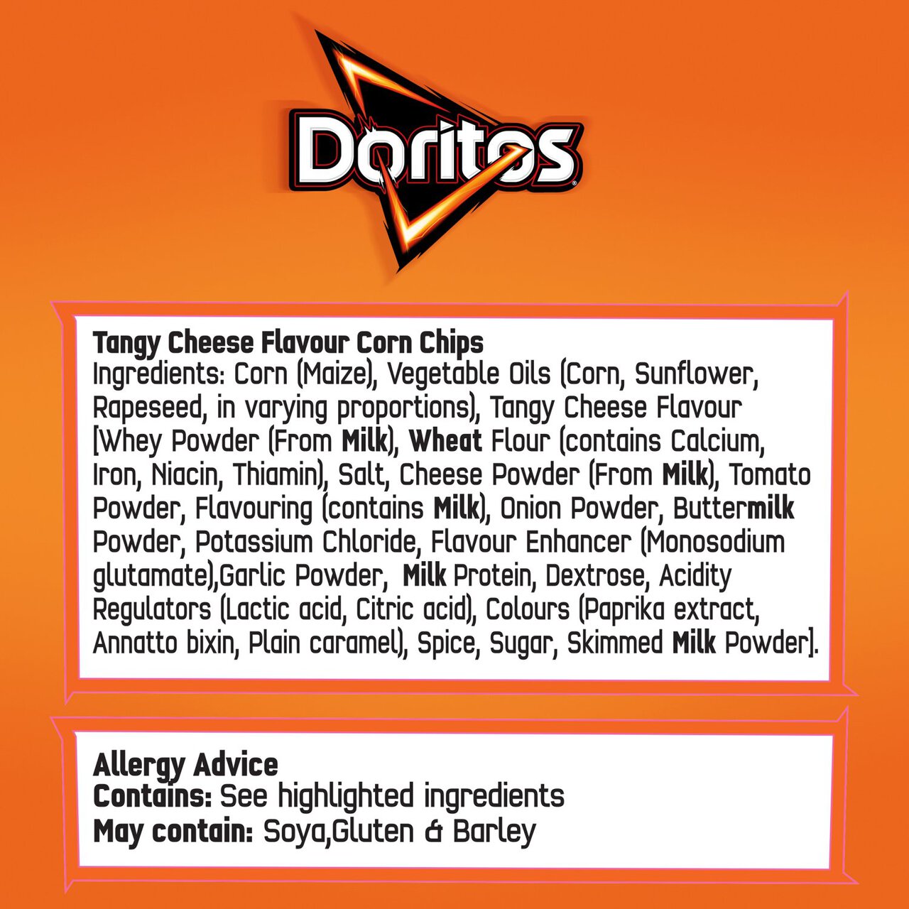 Doritos Tangy Cheese Multipack 5 per pack