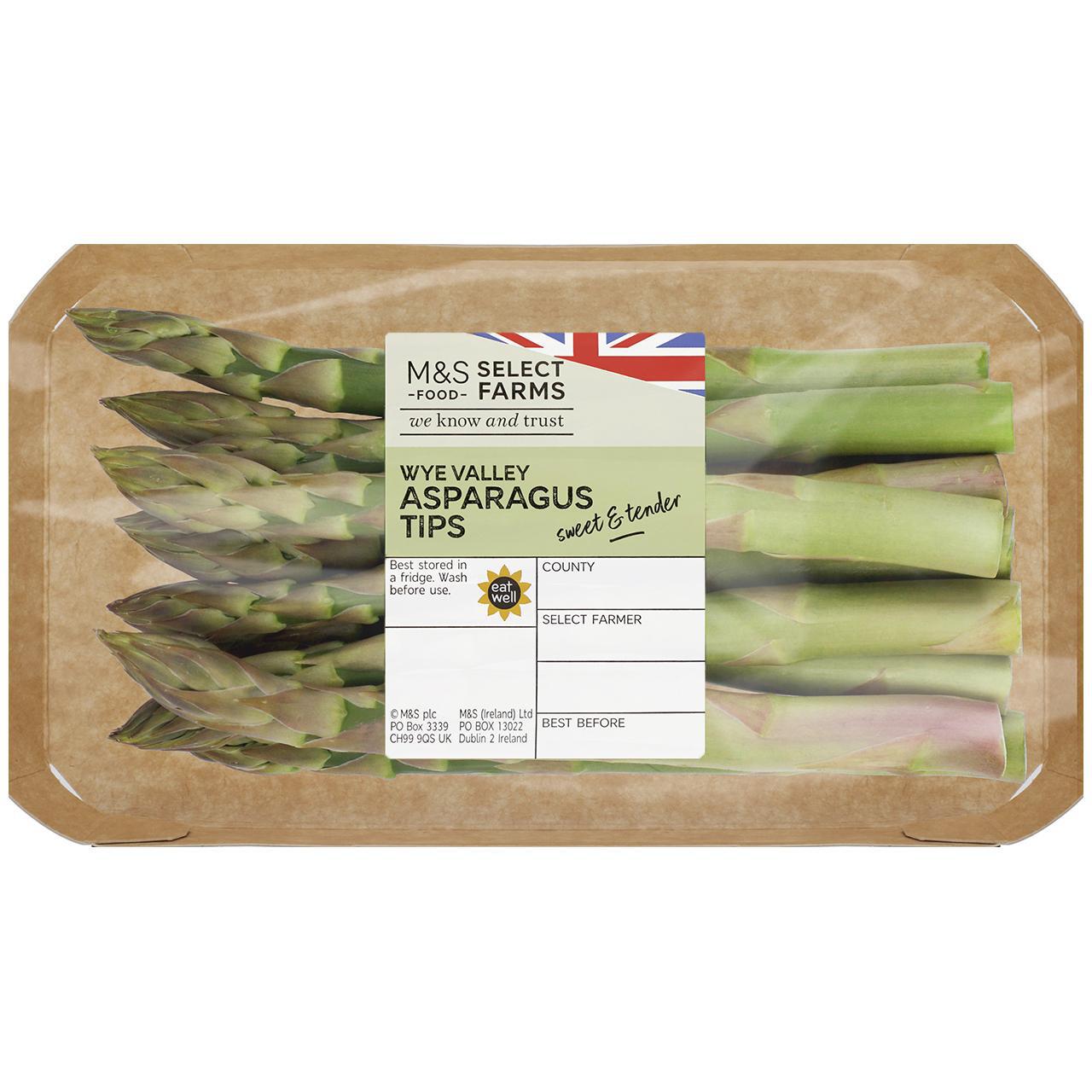 M&S British Asparagus Tips 125g