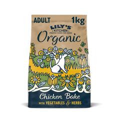 Lily's Kitchen Dog Organic Chicken Bake Adult Dry Food 1kg
