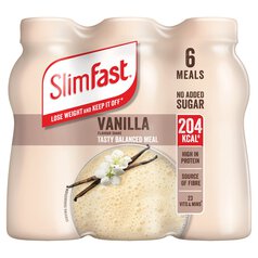SlimFast Vanilla Milkshake Multipack 6 x 325ml