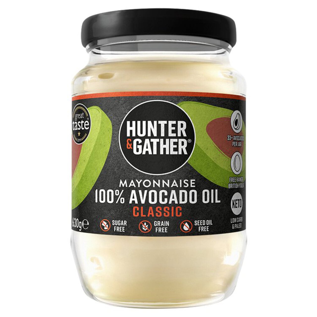 Hunter & Gather Avocado Oil Mayonnaise Classic Large 630g