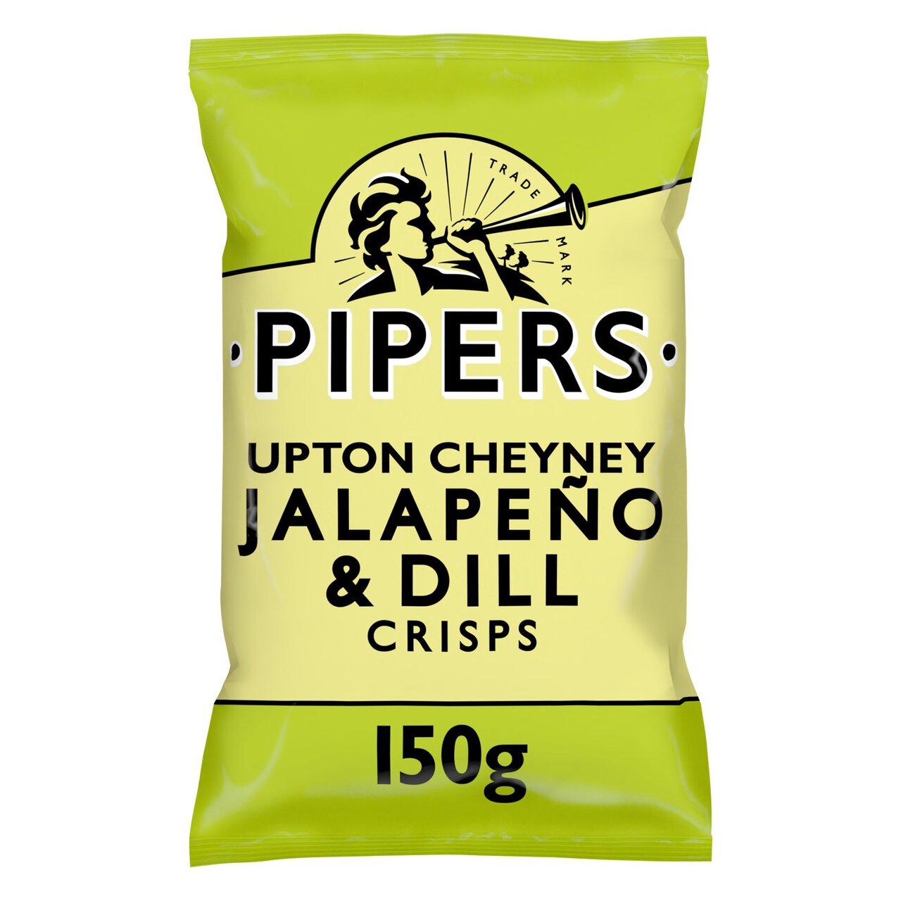 Pipers Upton Cheyney Jalapeno & Dill Sharing Bag Crisps 150g