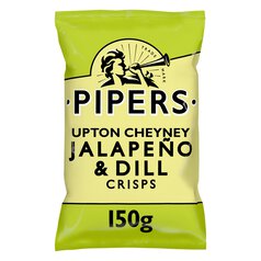 Pipers Upton Cheyney Jalapeno & Dill Crisps 150g