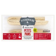 Fitzgeralds Bake At Home 4 Petits Pains 4 per pack