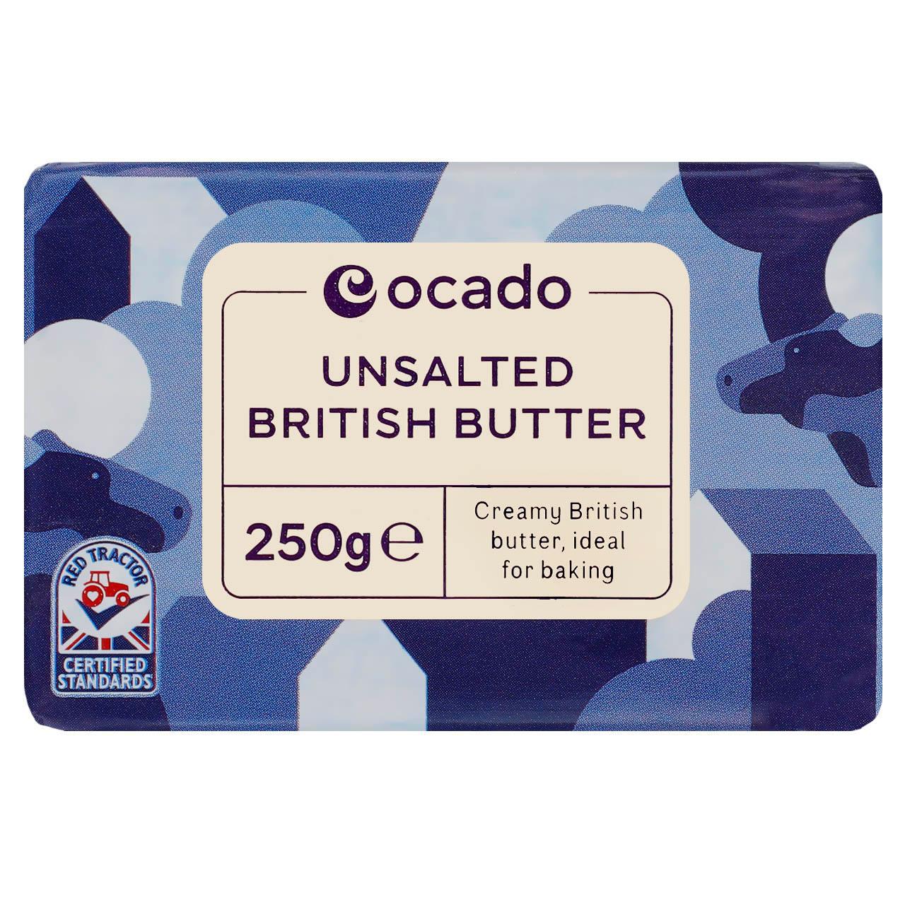 Ocado British Unsalted Butter 250g