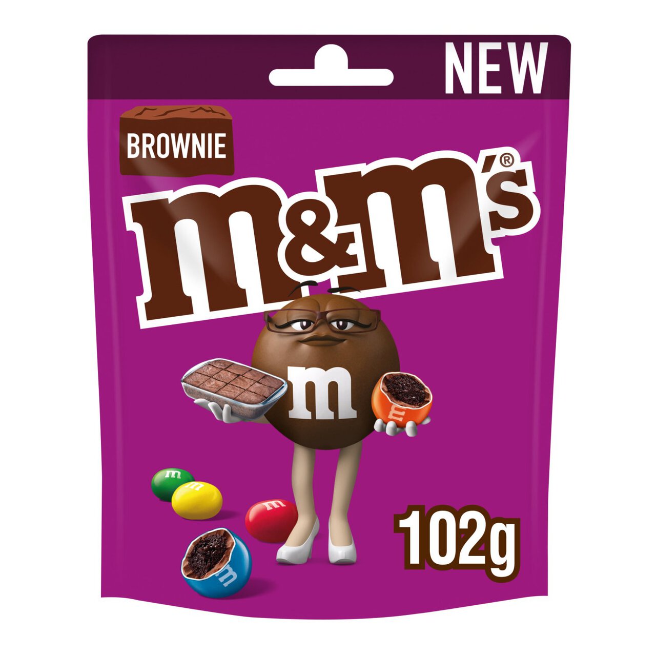 M&M's Brownie Bites Milk Chocolate Bag 102g
