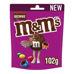 M&M's Brownie Bites Milk Chocolate Pouch Bag 102g 102g