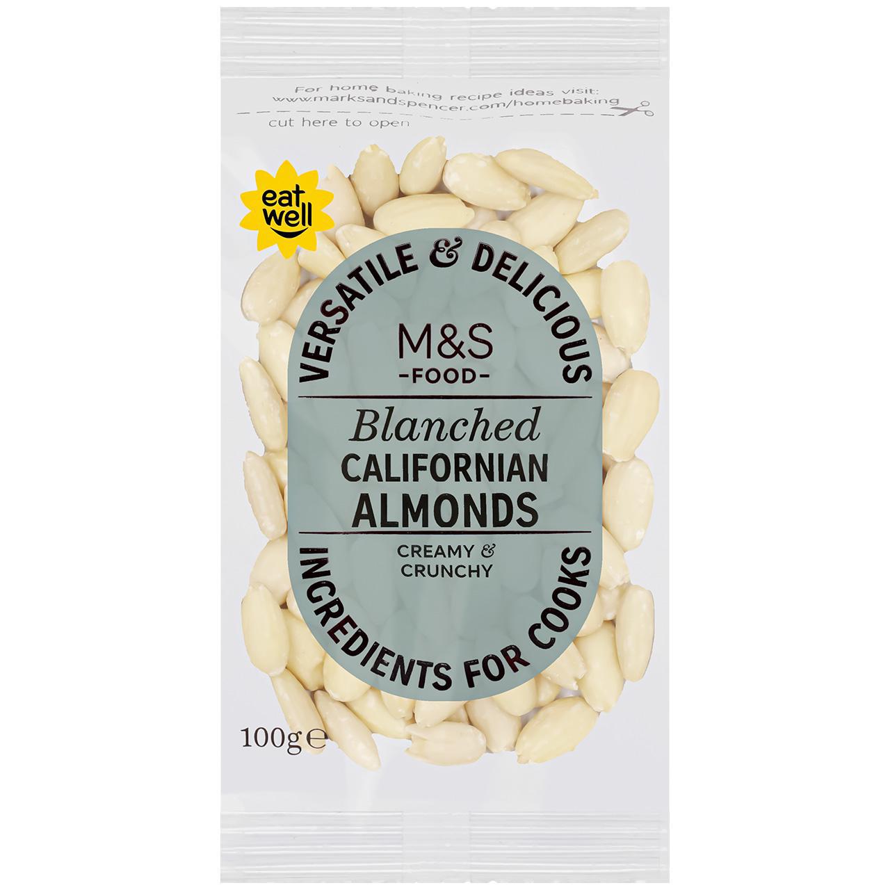 M&S Blanched Californian Almonds 100g