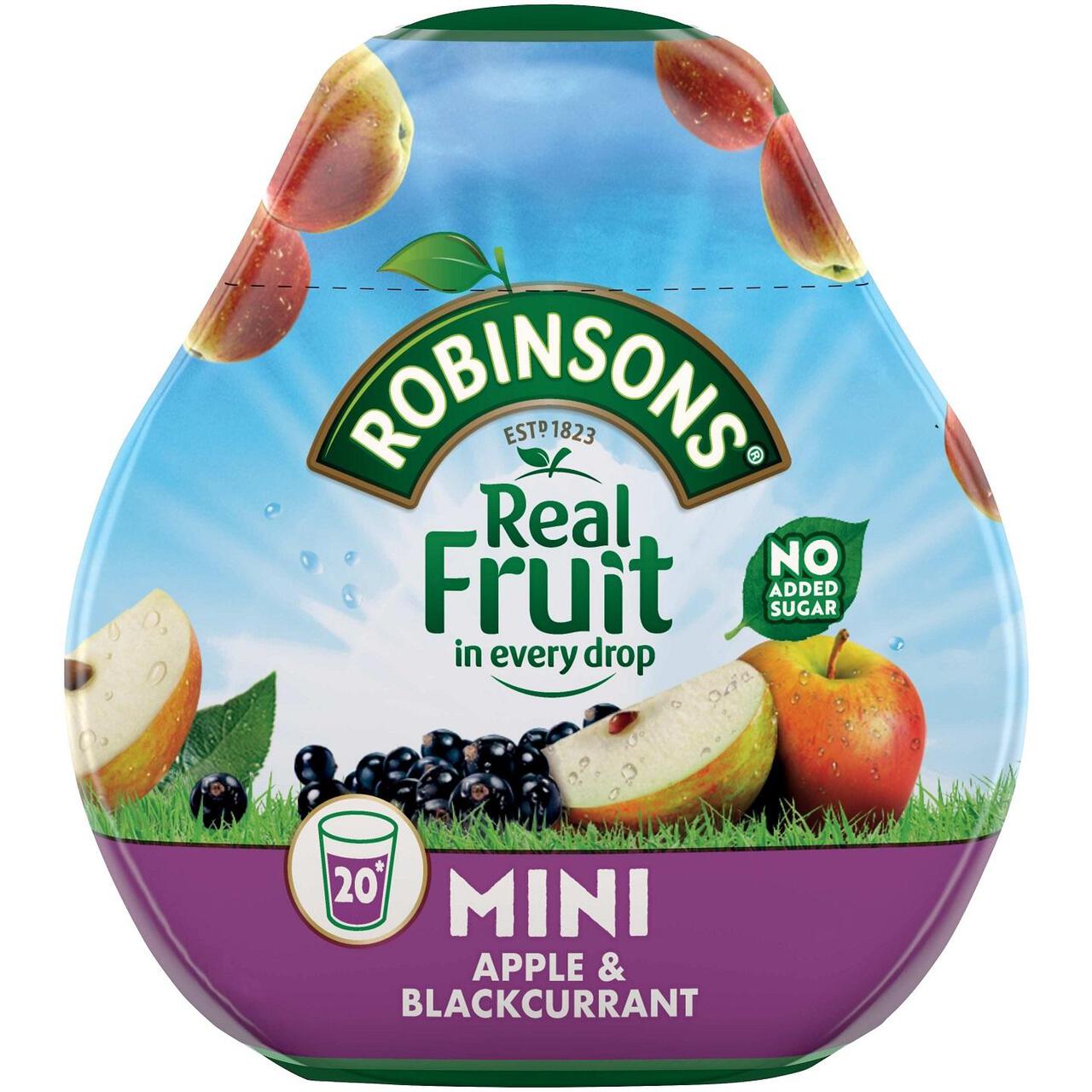 Robinsons Mini Apple & Blackcurrant No Added Sugar 66ml 66ml