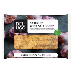 Dell'Ugo Roasted Garlic & Sea Salt Focaccia 210g