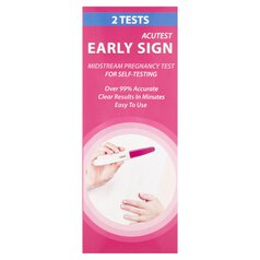 Acutest Early Sign Midstream Pregnancy Test x 2