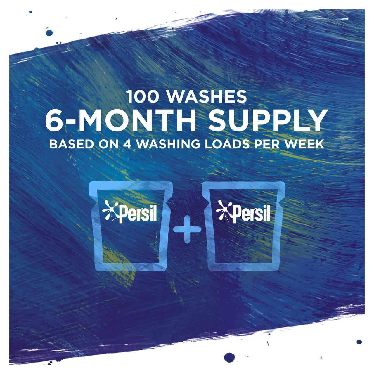 Persil 3 in 1 Laundry Washing Capsules Bio 100 Wash 2 x 50 per pack