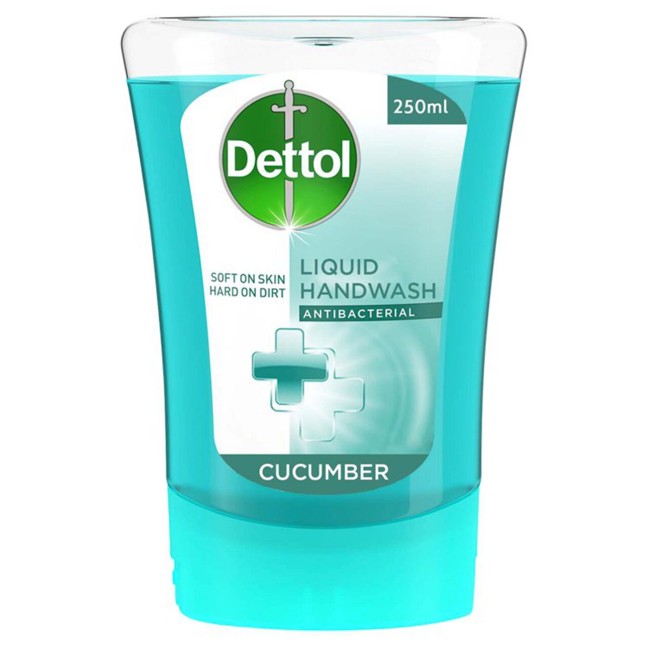 Dettol Soothe No-Touch Refill Antibacterial Liquid Hand Wash Cucumber 250ml