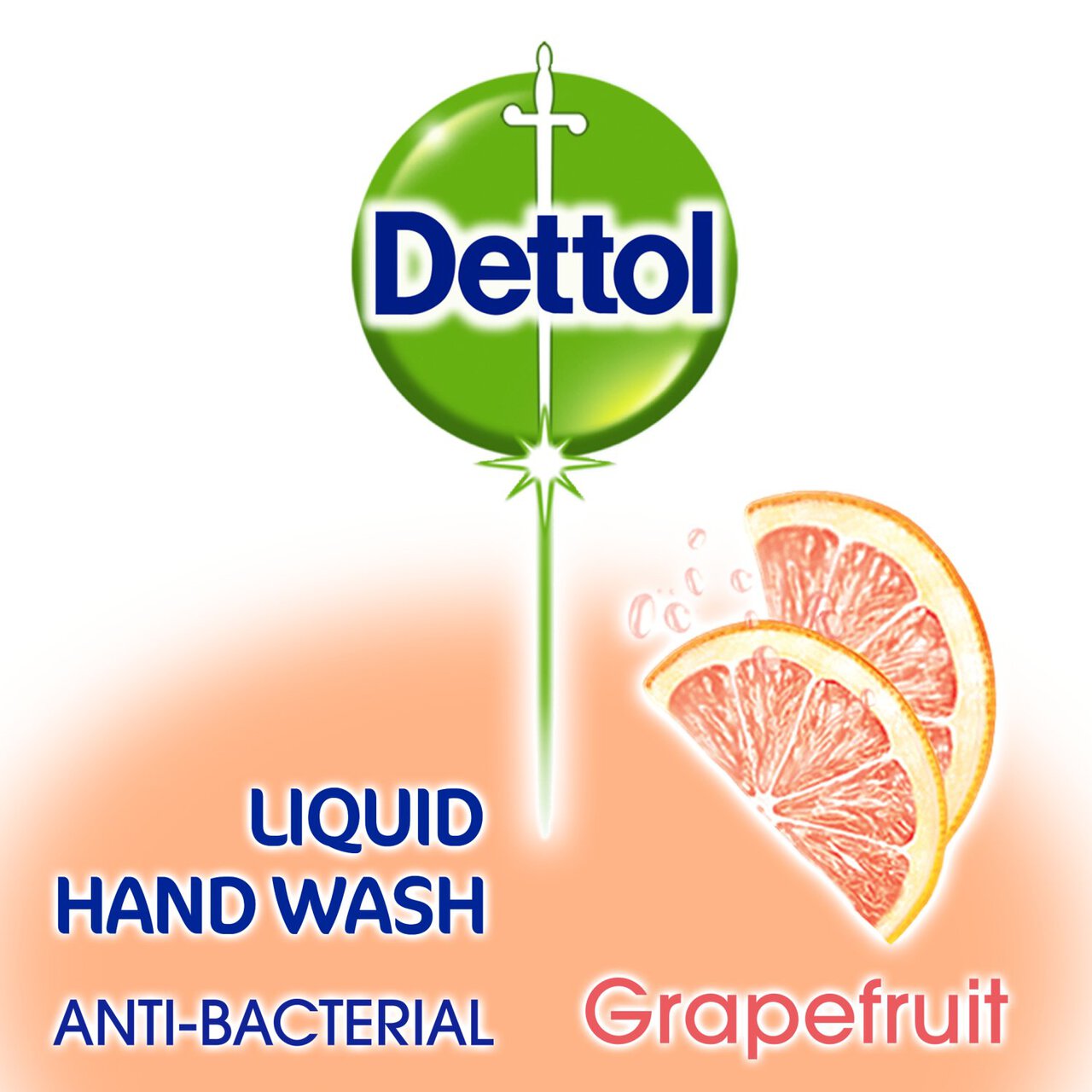 Dettol Refresh Antibacterial No-Touch Refill Liquid Hand Wash Grapefruit 250ml
