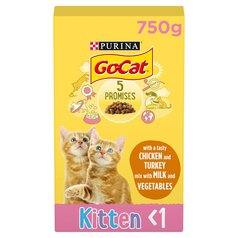 Go-Cat Kitten Chicken, Milk & Veg Dry Cat Food 750g 750g