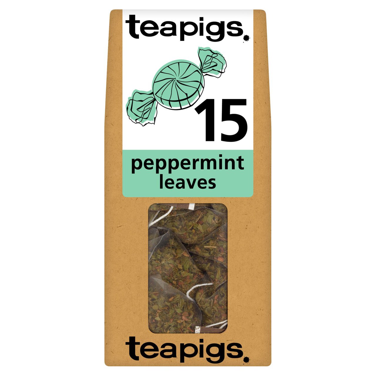 Teapigs Peppermint Leaves Tea Bags 15 per pack