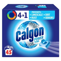 Calgon 4-in-1 Washing Machine Water Softener Tablets 45 per pack